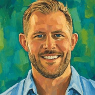 Painted portrait of Jeff